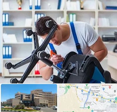 تعمیر صندلی کامپیوتر در صیاد شیرازی مشهد