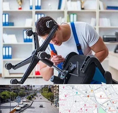 تعمیر صندلی کامپیوتر در خیابان زند شیراز