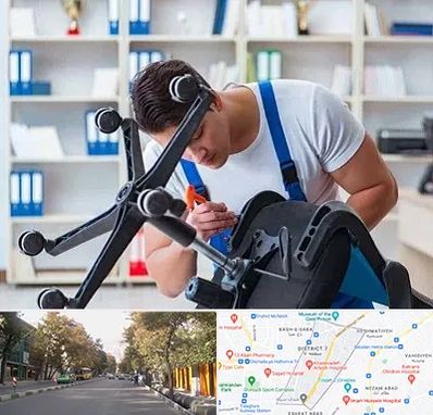 تعمیر صندلی کامپیوتر در شریعتی