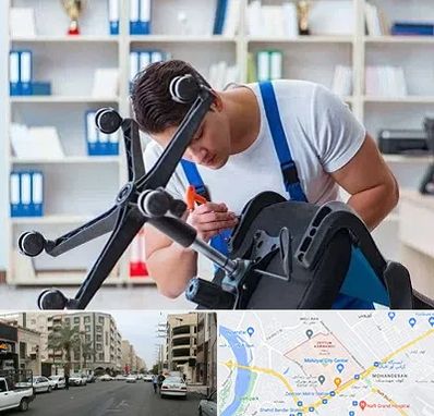 تعمیر صندلی کامپیوتر در زیتون کارمندی اهواز