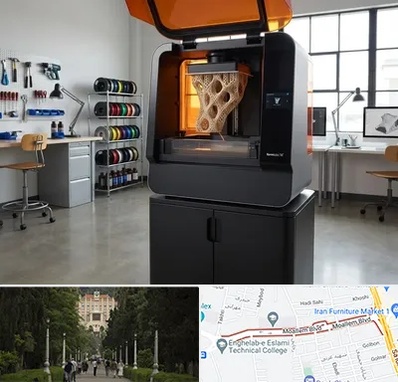 پرینتر سه بعدی در بلوار معلم رشت