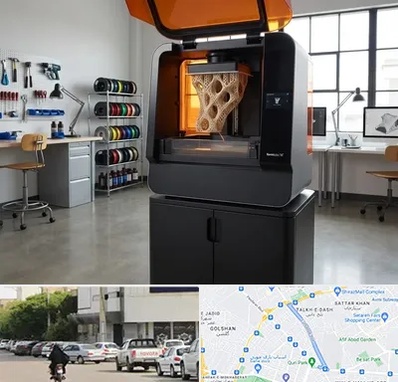 پرینتر سه بعدی در قدوسی شرقی شیراز