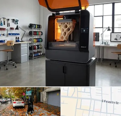 پرینتر سه بعدی در خیابان فلسطین 