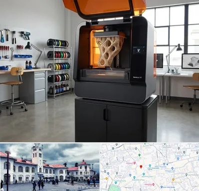 پرینتر سه بعدی در میدان شهرداری رشت 