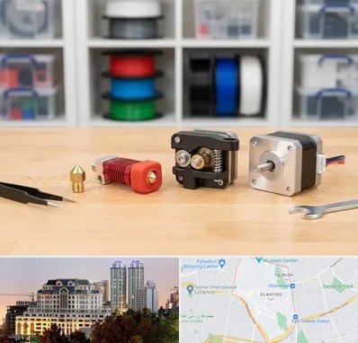 قطعات پرینتر سه بعدی در فرشته 