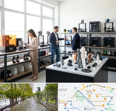 خرید و فروش پرینتر سه بعدی در خیابان ارم شیراز