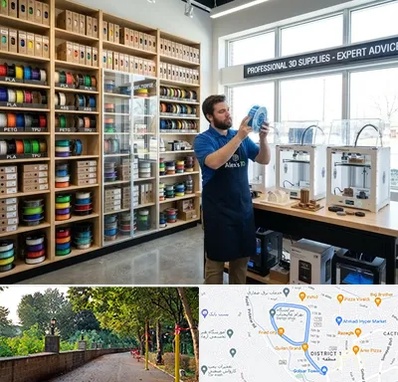 فیلامنت پرینتر سه بعدی در فلکه گاز رشت 