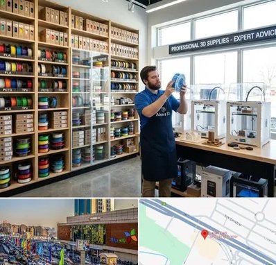 فیلامنت پرینتر سه بعدی در لاله پارک تبریز 