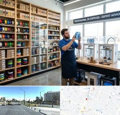 فیلامنت پرینتر سه بعدی در بلوار کلاهدوز مشهد 