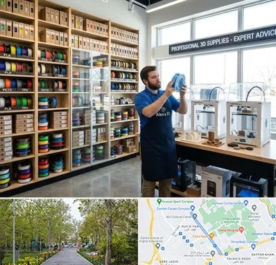 فیلامنت پرینتر سه بعدی در قدوسی غربی شیراز