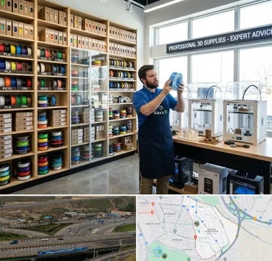 فیلامنت پرینتر سه بعدی در یاغچیان تبریز