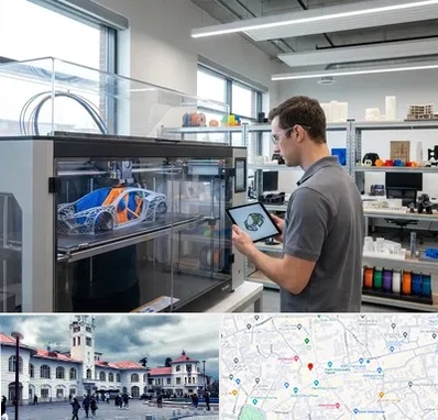 چاپ پرینتر سه بعدی در میدان شهرداری رشت 