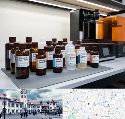 رزین پرینتر سه بعدی در میدان شهرداری رشت