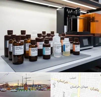 رزین پرینتر سه بعدی در میدان خراسان