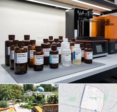 رزین پرینتر سه بعدی در باغمیشه تبریز 