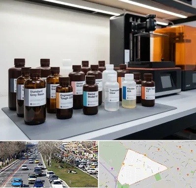 رزین پرینتر سه بعدی در احمدآباد مشهد 