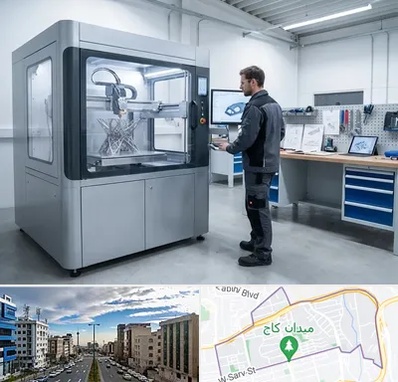 ساخت قطعه با پرینتر سه بعدی در سعادت آباد