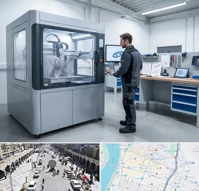 ساخت قطعه با پرینتر سه بعدی در نادری اهواز