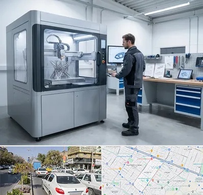 ساخت قطعه با پرینتر سه بعدی در مفتح مشهد 