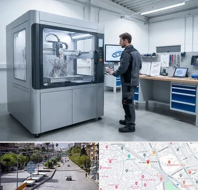 ساخت قطعه با پرینتر سه بعدی در خیابان زند شیراز 