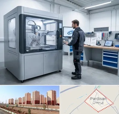 ساخت قطعه با پرینتر سه بعدی در پردیسان قم 