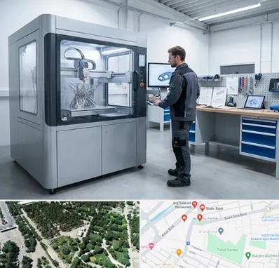 ساخت قطعه با پرینتر سه بعدی در سالاریه قم 