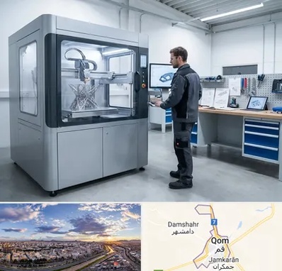 ساخت قطعه با پرینتر سه بعدی در قم