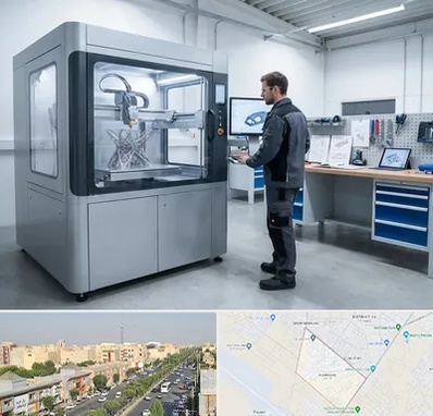 ساخت قطعه با پرینتر سه بعدی در کیانمهر کرج 