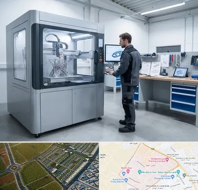 ساخت قطعه با پرینتر سه بعدی در الهیه مشهد 