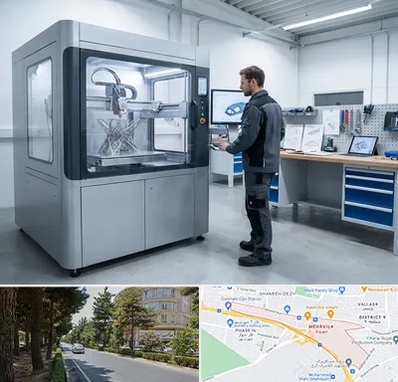 ساخت قطعه با پرینتر سه بعدی در مهرویلا کرج 