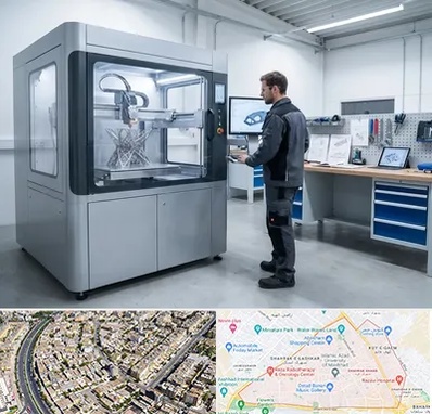 ساخت قطعه با پرینتر سه بعدی در شهرک غرب مشهد