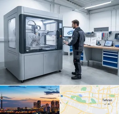 ساخت قطعه با پرینتر سه بعدی در غرب تهران