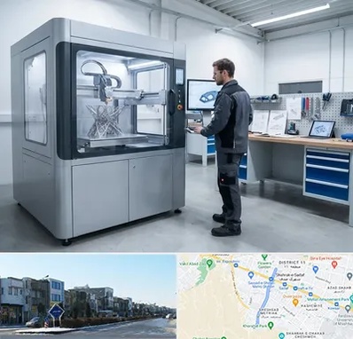 ساخت قطعه با پرینتر سه بعدی در شریعتی مشهد 