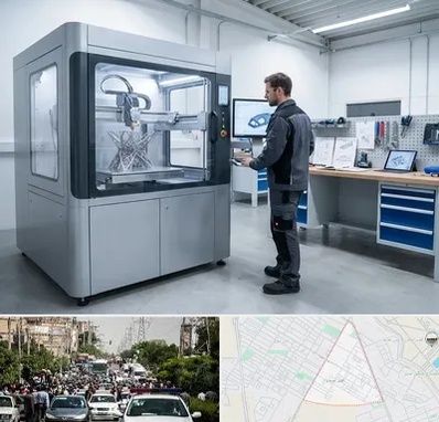 ساخت قطعه با پرینتر سه بعدی در سیدی مشهد