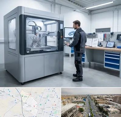 ساخت قطعه با پرینتر سه بعدی در حصارک کرج 