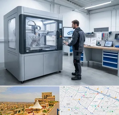 ساخت قطعه با پرینتر سه بعدی در هاشمیه مشهد