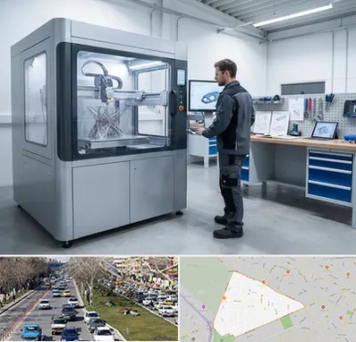 ساخت قطعه با پرینتر سه بعدی در احمدآباد مشهد 