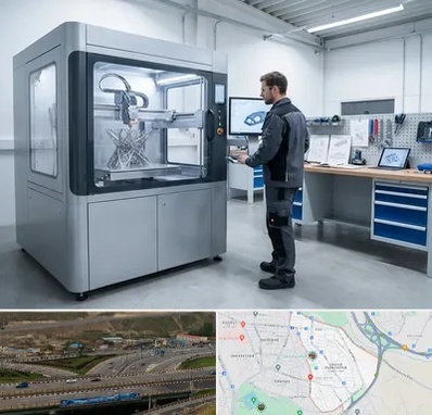 ساخت قطعه با پرینتر سه بعدی در یاغچیان تبریز 