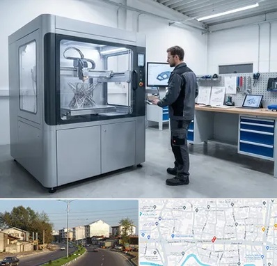 ساخت قطعه با پرینتر سه بعدی در ضیابری رشت