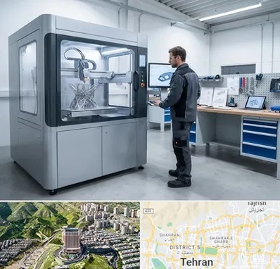 ساخت قطعه با پرینتر سه بعدی در شمال تهران 