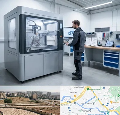 ساخت قطعه با پرینتر سه بعدی در کوی وحدت شیراز