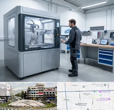 ساخت قطعه با پرینتر سه بعدی در مرکز تهران