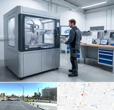 ساخت قطعه با پرینتر سه بعدی در بلوار کلاهدوز مشهد 