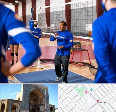 مربی والیبال در مصلی مشهد