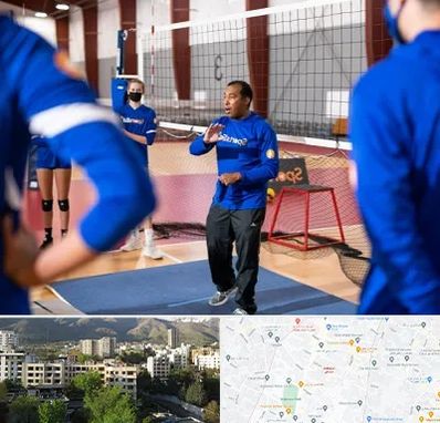 مربی والیبال در دیباجی