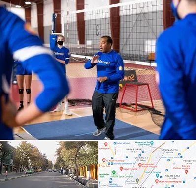 مربی والیبال در شریعتی