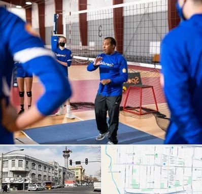 مربی والیبال در 17شهریور