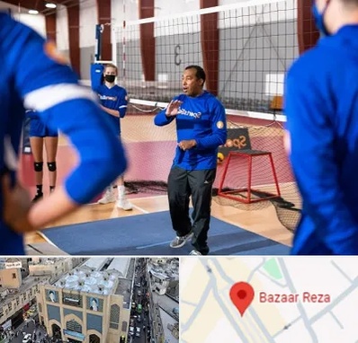 مربی والیبال در بازار رضا مشهد
