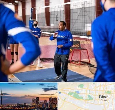 مربی والیبال در غرب تهران 