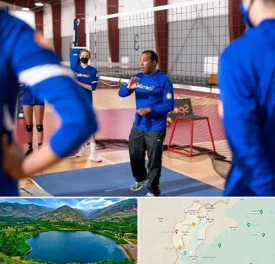 مربی والیبال در رودبار